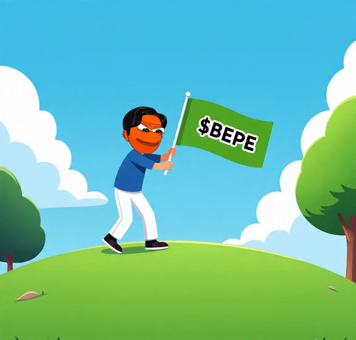 There will be a time when people ask: “Did you ape into $BEPE early?”
Let your answer be YES. 
#BEPE #WBEPE

$BEPE on #CHIA Asset ID: ccda69ff6c44d687994efdbee30689be51d2347f739287ab4bb7b52344f8bf1d
$wBEPE on #Base CA: 0xBB5cBDAE23C5368557CC9A32337863eECf03cF9f