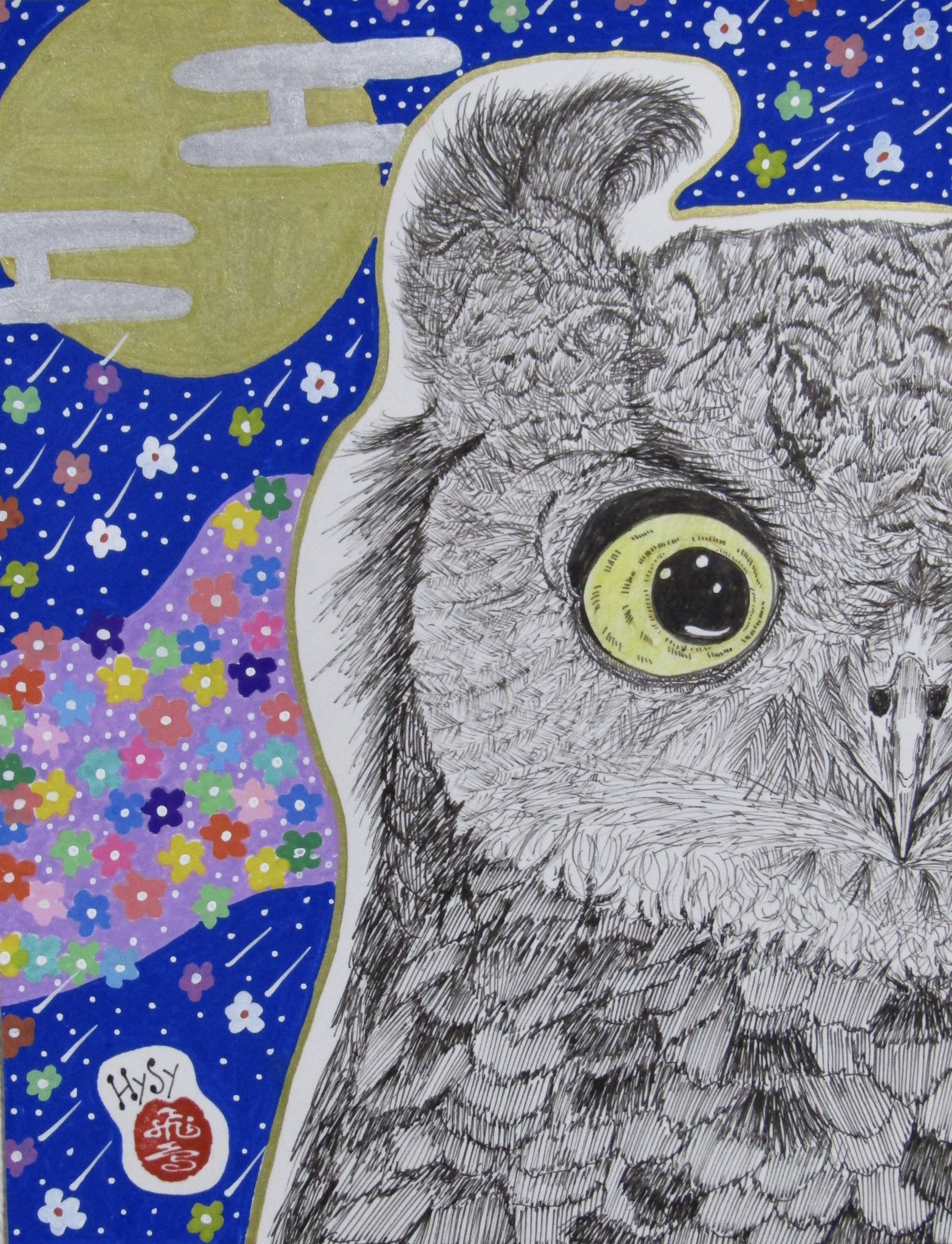 原画　　フクロウ３兄弟 原画 フクロウ3兄弟 momozuku on X: