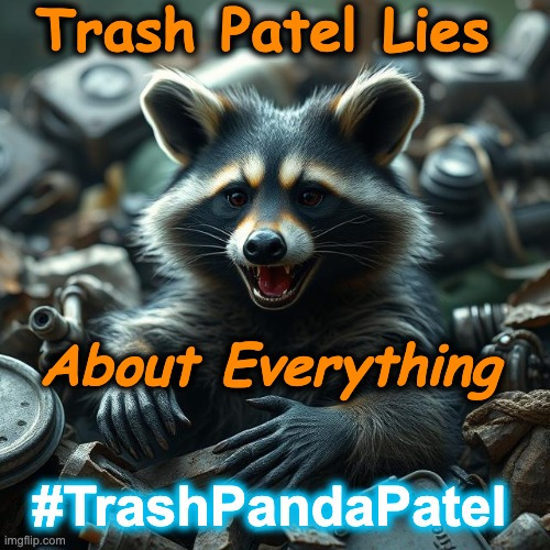 Pat Oslon (@pio2u) on Twitter photo <a href="/CupofJoeintheD2/">TheCupofJoeintheD</a> <a href="/GlobeEyeNews/">Globe Eye News</a> #TrashPatel #MossadMinion #TrumpNaziParty
#DopeyDon #TrumpIsaNationalSecurityThreat <a href="/CupofJoeintheD2/">TheCupofJoeintheD</a> <a href="/GlobeEyeNews/">Globe Eye News</a> #TrashPatel #MossadMinion #TrumpNaziParty
#DopeyDon #TrumpIsaNationalSecurityThreat