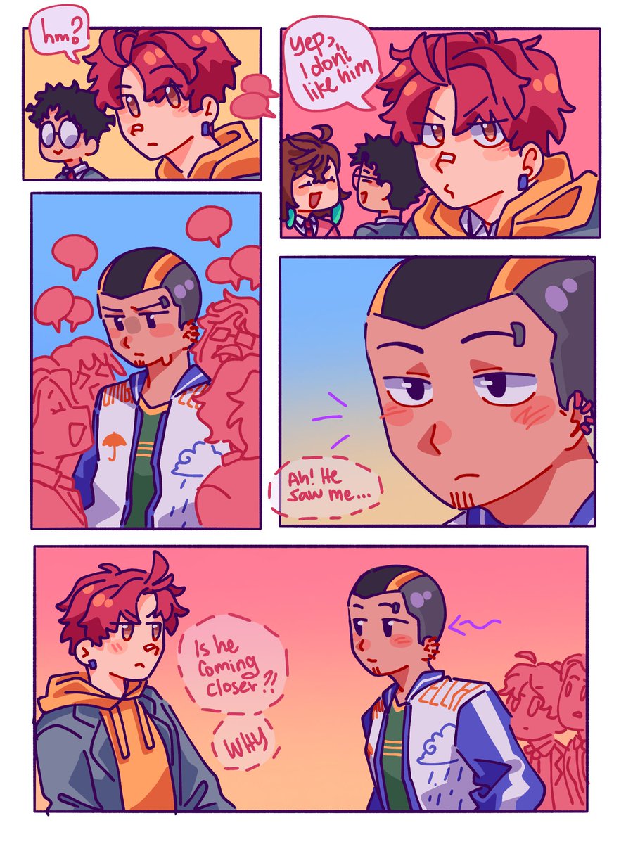 Snarksengumi's tweet photo. unjiji college au idea by @floralmoissy ty🥹✨🫶
#Dandadan #ダンダダン https://t.co/PKnEHxdigp