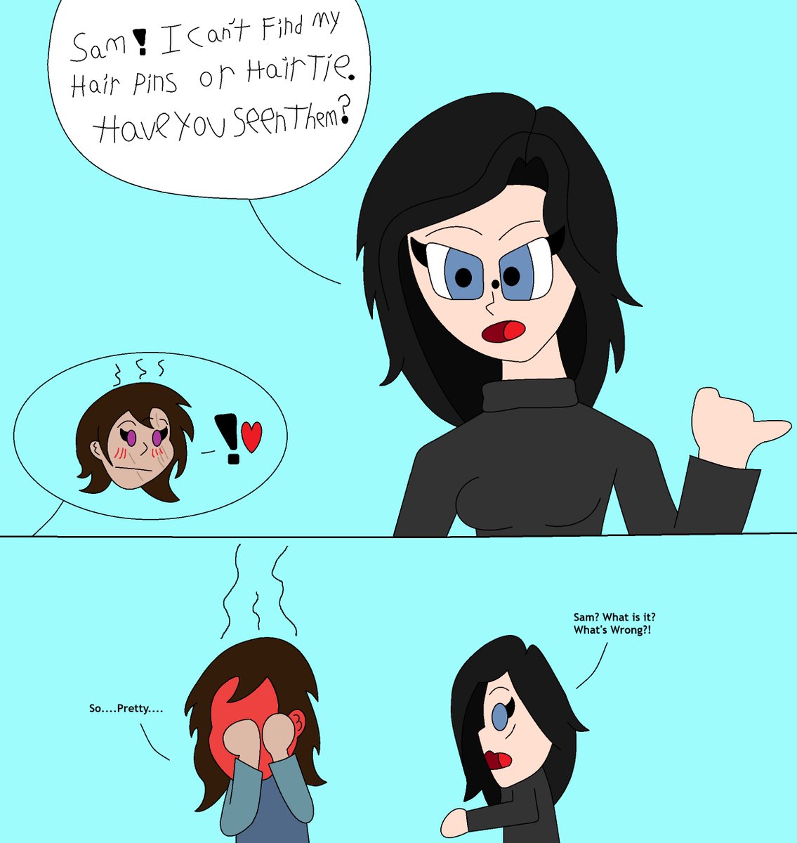 clipper2018's tweet image. #GreySam Art before I hit the Sack

#SamanthaMaxis #ElizabethGrey 

Guess Sam will be telling Liz to wear her hair down more often lol