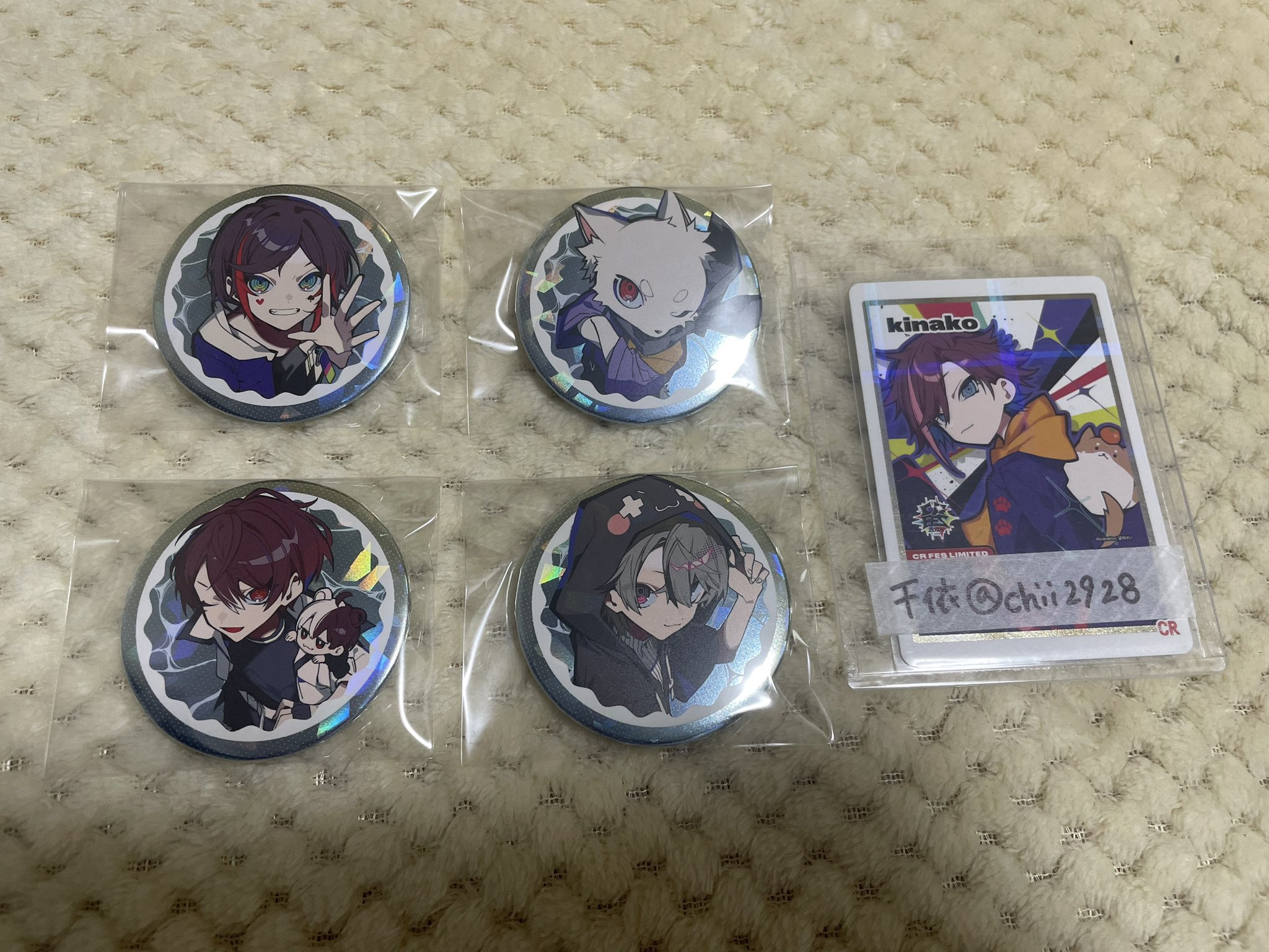 CRフェス 2025 缶バッジ チェキ風カードCRFES mondo Ras 缶バッジ チェキ風カード CR FES 2025 - メルカリ