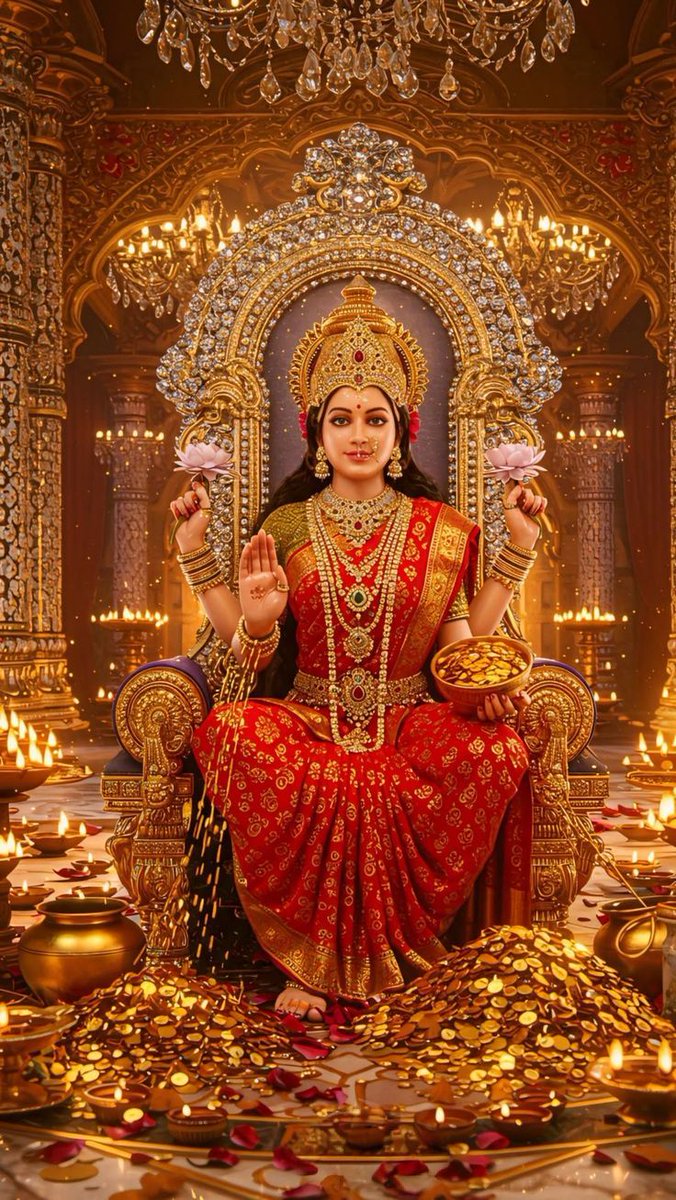 ॐ श्रीं ह्रीं क्लीं महालक्ष्मी महालक्ष्मी एह्येहि सर्व सौभाग्यं देहि मे स्वाहा।