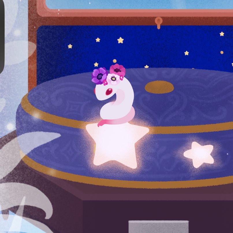 ffckwi's tweet photo. 星ヘッドにしてるとペアした時にワープスター乗ってるみたいで激かわいい　というかこのアクセと赤オロチちゃんとの相性良すぎる https://t.co/hyCFTVF4pq