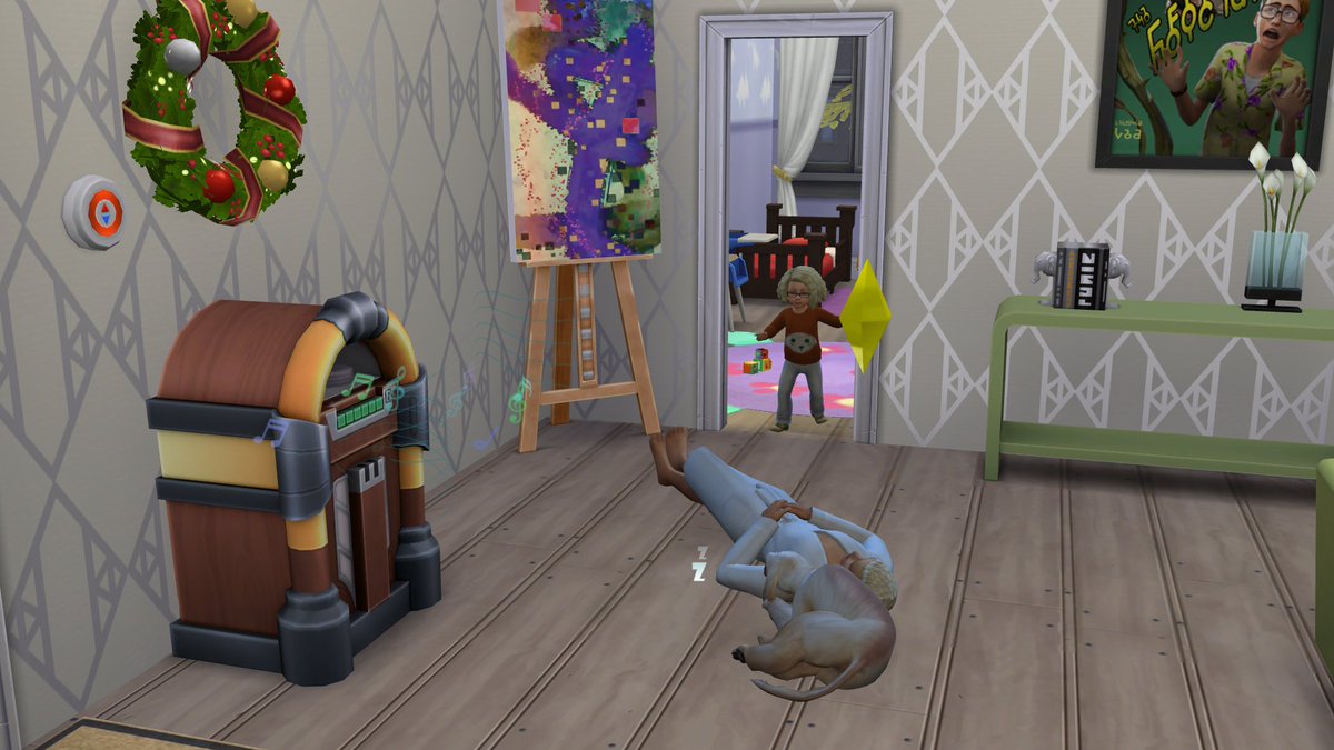 TheBlueMM's tweet image. a toddler coming to disturb the peace