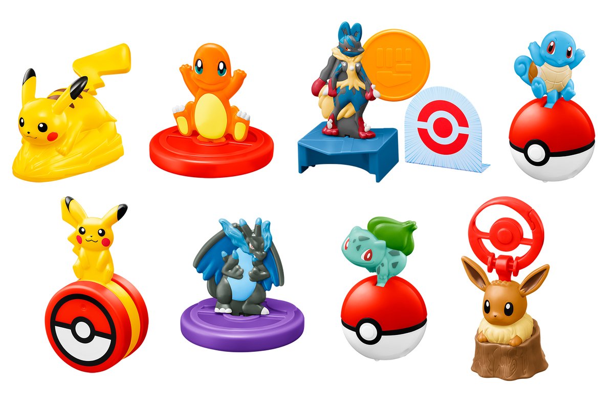 マクドナルド・ハッピーセット🍔🍟 「ポケモン」8日～期間限定登場