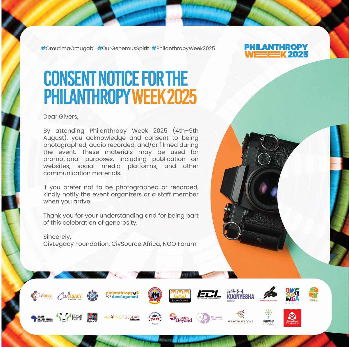 Personally I like cameras!
No worries then 😁,anyways!,today is the D-day,The day the Lord has given to his soft hearted people ♥️ Lord We 
 place this #givers week into your hands🙏.
#OmutimaOmugabi
#PhilanthropyWeek2025