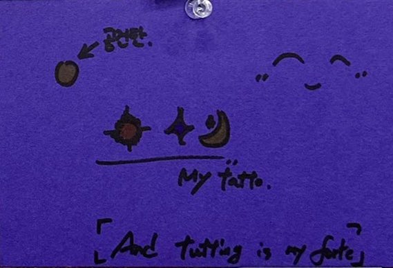 “my tatto” HANBINNIE YOU ARE SO CUTEEE 😭😭😭