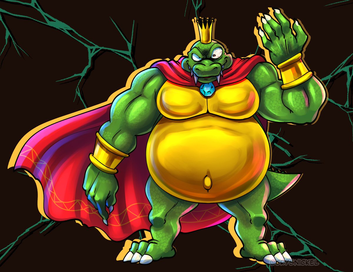 I made King K.Rool to practice painting shades a little