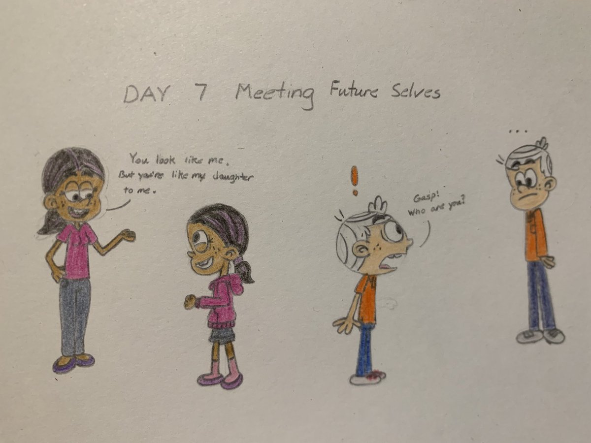 Ronniecoln Week 2025 Day 7 - Meeting Future Selves 
Host by <a href="/xSunnyEclipse/">Sunny Eclipse</a> and <a href="/KyloRoud95/">｡⁠*𝐊𝐲𝐥𝐨 𝐑𝐨𝐮𝐝𝟗𝟓*｡</a> 
Lincoln meets the future himself, and Ronnie Anne meets the future herself.
#TheLoudHouse #TheCasagrandes 
 #RonniecolnWeek2025 #Ronniecoln 
#LincolnLoud #RonnieAnneSantiago
