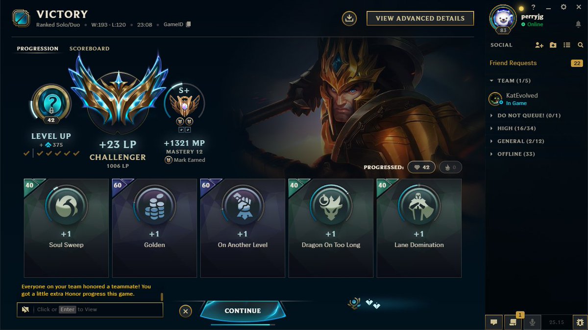 1000 LP woohoo!!!!!
