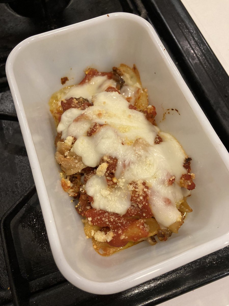 A little baked ziti.