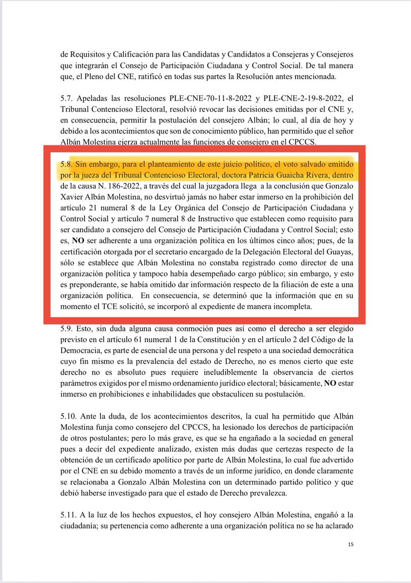 La Mira EC (@lamiraecuador) on Twitter photo ¡ADN QUIERE MAYORÍA EN EL CPCCS!
En la <a href="/AsambleaEcuador/">Asamblea Nacional</a> están tramitando un juicio político en contra del vocal del <a href="/CpccsEc/">Participa Ecuador</a> <a href="/GonzaloAlbanM/">Gonzalo Albán Molestina</a> a partir del voto salvado de una sentencia del <a href="/TCE_Ecuador/">TCE Ecuador</a>, es claro que quieren aplicar esta barbaridad jurídica para garantizar mayoría y ¡ADN QUIERE MAYORÍA EN EL CPCCS!
En la <a href="/AsambleaEcuador/">Asamblea Nacional</a> están tramitando un juicio político en contra del vocal del <a href="/CpccsEc/">Participa Ecuador</a> <a href="/GonzaloAlbanM/">Gonzalo Albán Molestina</a> a partir del voto salvado de una sentencia del <a href="/TCE_Ecuador/">TCE Ecuador</a>, es claro que quieren aplicar esta barbaridad jurídica para garantizar mayoría y