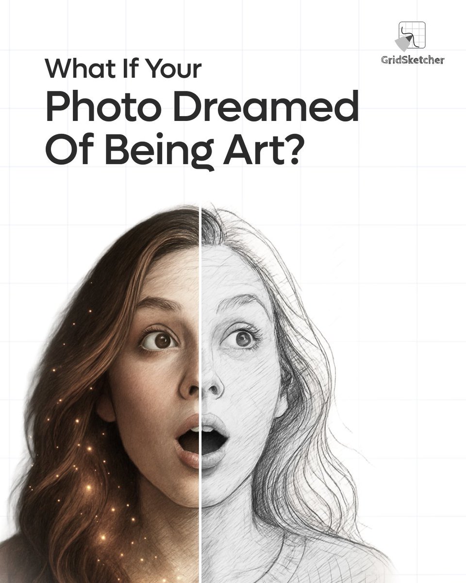 App_Cloudknots's tweet image. That perfect shot in your gallery? It&apos;s longing to become something more.  
Download Now:
cloudknots.in/gridsketcher/

#SketchJourney #Gridsketcher #PhotoSketchConversion #DrawingApp #PhotoDrawing #iOSApp #AndroidApp #MobileApp2025 #GridDrawing  #trending #drawingtips #PhotoToSketch