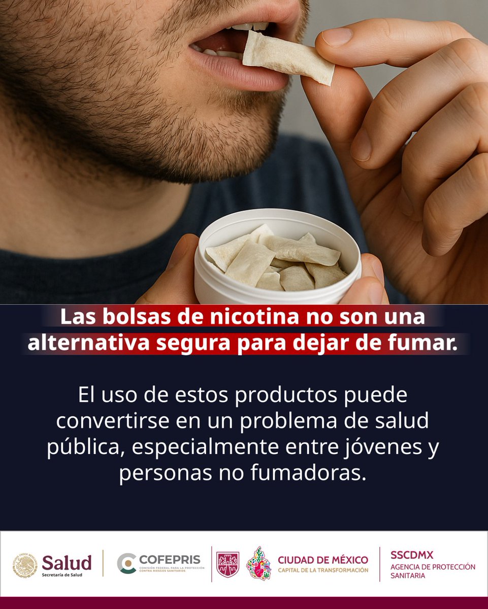 La #nicotina aumenta el riesgo de enfermedades cardiovasculares.

¡Pero puedes estar a tiempo! Dejar esta sustancia abre la posibilidad de revertir gran parte del daño.
Cuida tu #corazón. ❤️
#NoFumes #Prevención