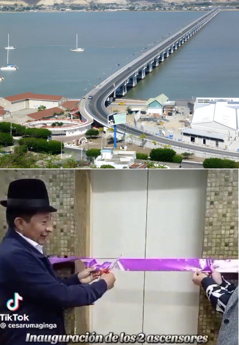 ¡LA DEBACLE DEL ESTADO SE RESUME INAUGURAR DOS ASCENSORES!
El Ecuador pasó de inaugurar mega obras a inaugurar dos ascensores reparados