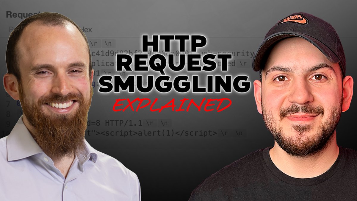 Ben Sadeghipour (@nahamsec) on Twitter photo HTTP Request Smuggling Explained (with <a href="/albinowax/">James Kettle</a>)
π₯ππΌ youtu.be/QjPFjd8GJWY HTTP Request Smuggling Explained (with <a href="/albinowax/">James Kettle</a>)
π₯ππΌ youtu.be/QjPFjd8GJWY