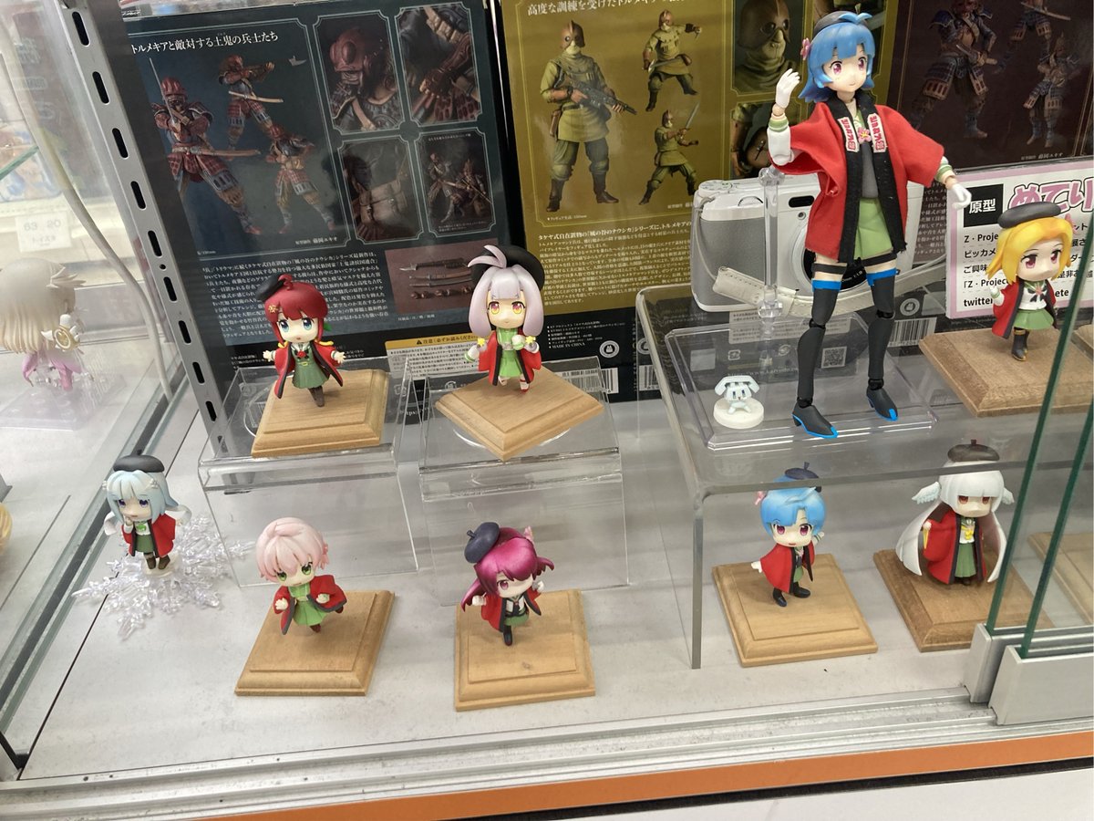 自作の #ビッカメ娘 フィギュアを製作されているZ・Project+代表 #めて