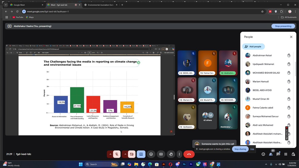 ClimateGenMove's tweet image. We’ve successfully concluded transformative Climate Storytelling Bootcamp, empowering 100 Somali youth with cutting-edge tools to reshape climate narratives, this intensive training equipped young climate leaders to become storytellers amplifying climate literacy across Somalia.