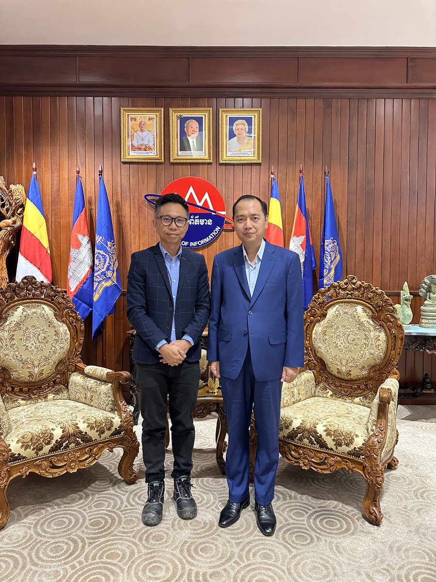 1/3

Met Cambodia information minister <a href="/pheaktraneth/">Neth Pheaktra</a> to convey a few things 

I thanked him &amp; his govt for responding to my appeal to enter the country to report on the border issue 

I shared <a href="/ChannelNewsAsia/">CNA</a>’s approach on its work on the ground