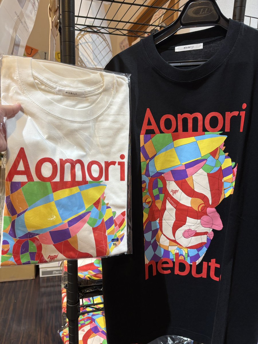 アスパム店頭販売も大人気でした✨ #momijiねぶたTシャツ #momiji