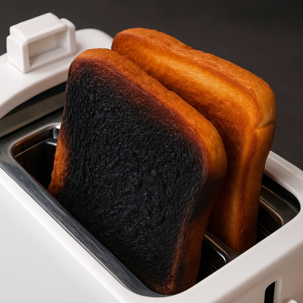 The Burnt toast theory through the lens of Qadr