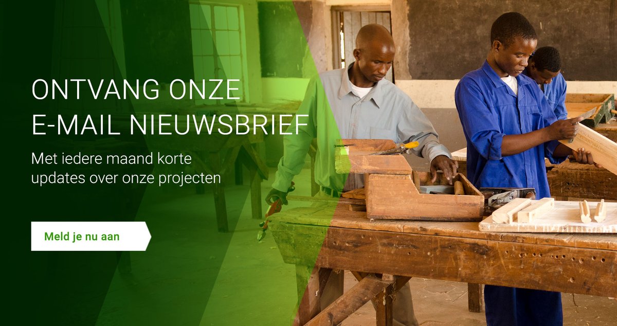 Wil je op de hoogte blijven van de impact van vakmanschap in ontwikkelingslanden? 

Schrijf je in voor onze e-mailnieuwsbrief op geredgereedschap.nl/#nieuwsbrief en ontvang nieuws over hoe we vakmensen uitrusten met gereedschappen, kennis en ondernemersvaardigheden.