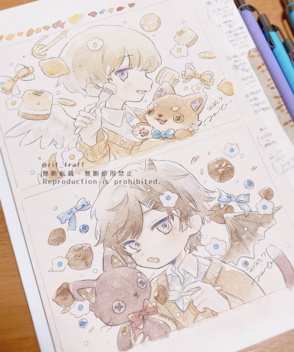 できました🐶🐱