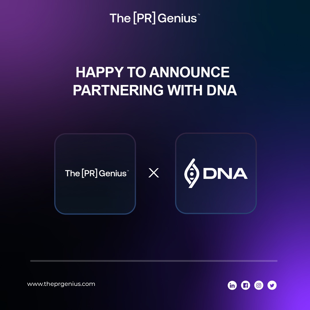 theprgenius's tweet image. Proud to partner with @ThisIsDNA — a venture studio shaping the future of Web3 and blockchain. The PR Genius is ready to power their voice with bold storytelling and strategy. 🚀
.
.
.
#ThePRGenius #DNAFund #Web3PR #BlockchainInnovation
