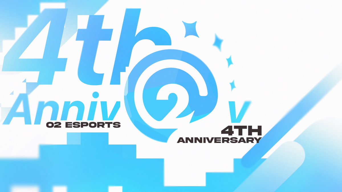 O2esports - 4th anniversary 

#O2WIN #常識を越えろ