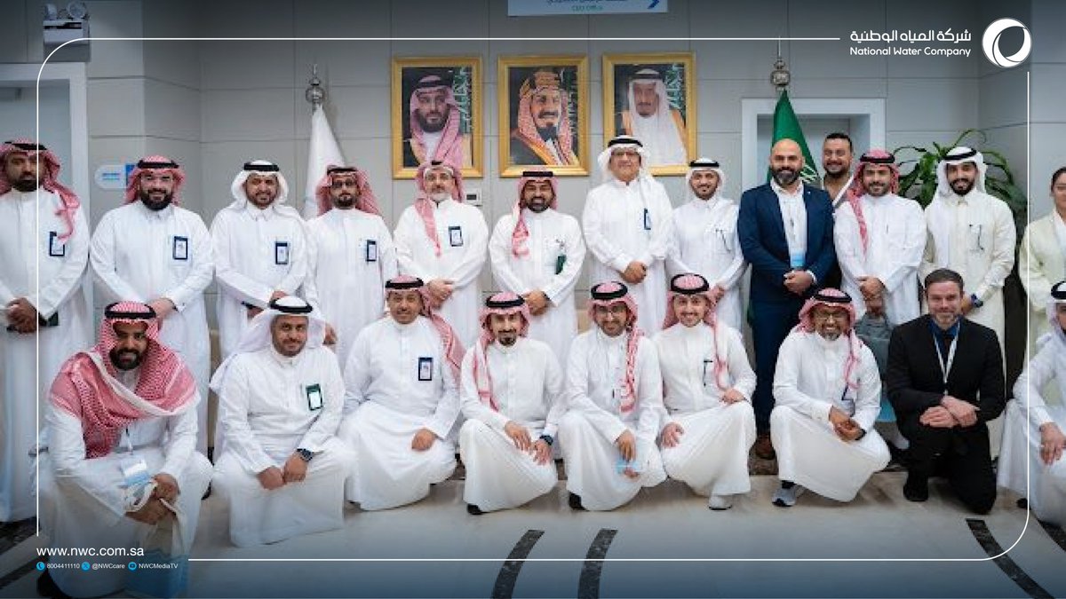 nwc_media's tweet photo. نائب الرئيس التنفيذي المهندس وليد بديوي يلتقي ممثلي الشركات الابتكارية الناشئة المشاركون في مسرعة الأعمال "سحابة" أحد برامج @MEWA_KSA بهدف  تمكين ريادة الأعمال في قطاع المياه، وربطها بفرص التمويل والتوسع داخل المملكة؛ حيث تم استعراض عدد من الابتكارات، ومناقشة التطبيقات المستقبلية  المناسبة لها.
#شركة_المياه_الوطنية