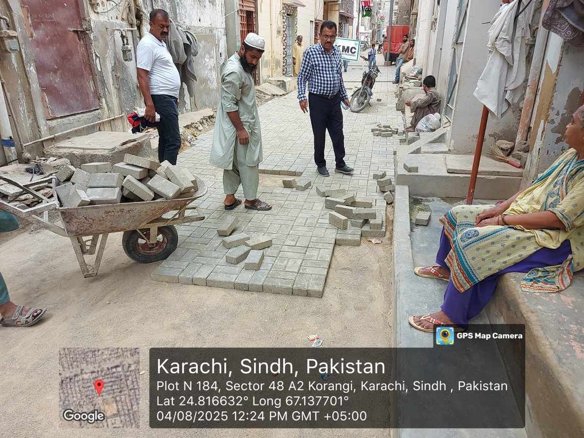 Karachi Metropolitan Corporation (@kmcpakistan) on Twitter photo Good news for Korangi residents!
On the directions of Mayor <a href="/murtazawahab1/">Murtaza Wahab Siddiqui</a> development work begins in UC-35, District Korangi.
Long-pending public demands are finally being met — street rehabilitation is underway!
The journey of progress won’t stop now! Good news for Korangi residents!
On the directions of Mayor <a href="/murtazawahab1/">Murtaza Wahab Siddiqui</a> development work begins in UC-35, District Korangi.
Long-pending public demands are finally being met — street rehabilitation is underway!
The journey of progress won’t stop now!