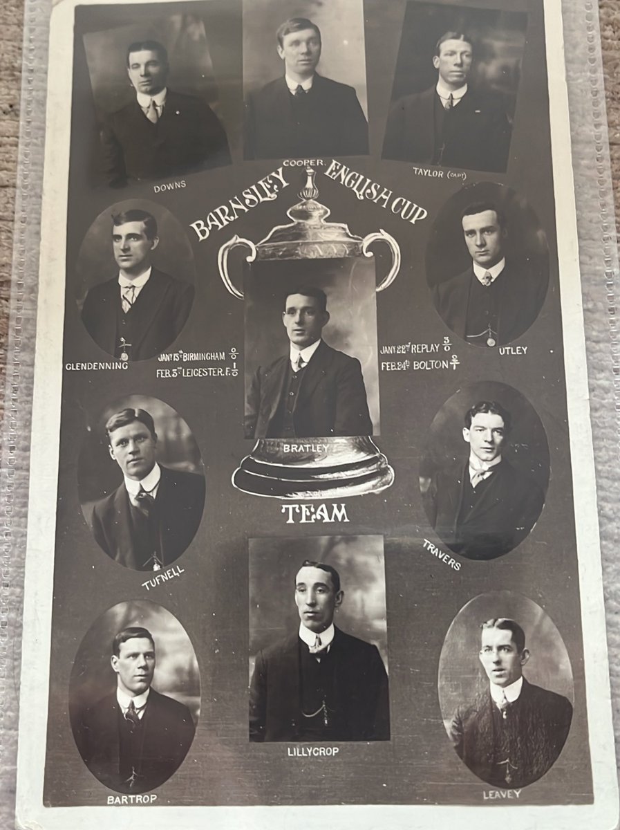 football memorabilia (@collectfootball) on Twitter photo Football postcard no7 Barnsley English cup (fa cup) team from 1912 #barnsley <a href="/BarnsleyFC/">Barnsley FC</a> <a href="/bfccommunity/">Barnsley FC Community Trust</a> Football postcard no7 Barnsley English cup (fa cup) team from 1912 #barnsley <a href="/BarnsleyFC/">Barnsley FC</a> <a href="/bfccommunity/">Barnsley FC Community Trust</a>