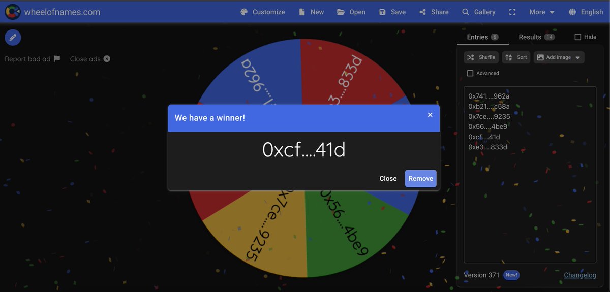 The winner of Zards #98 is 0xcff....41d. And shoutout to everyone who picked up a Looneys last week! 

GM ApeChain☀️