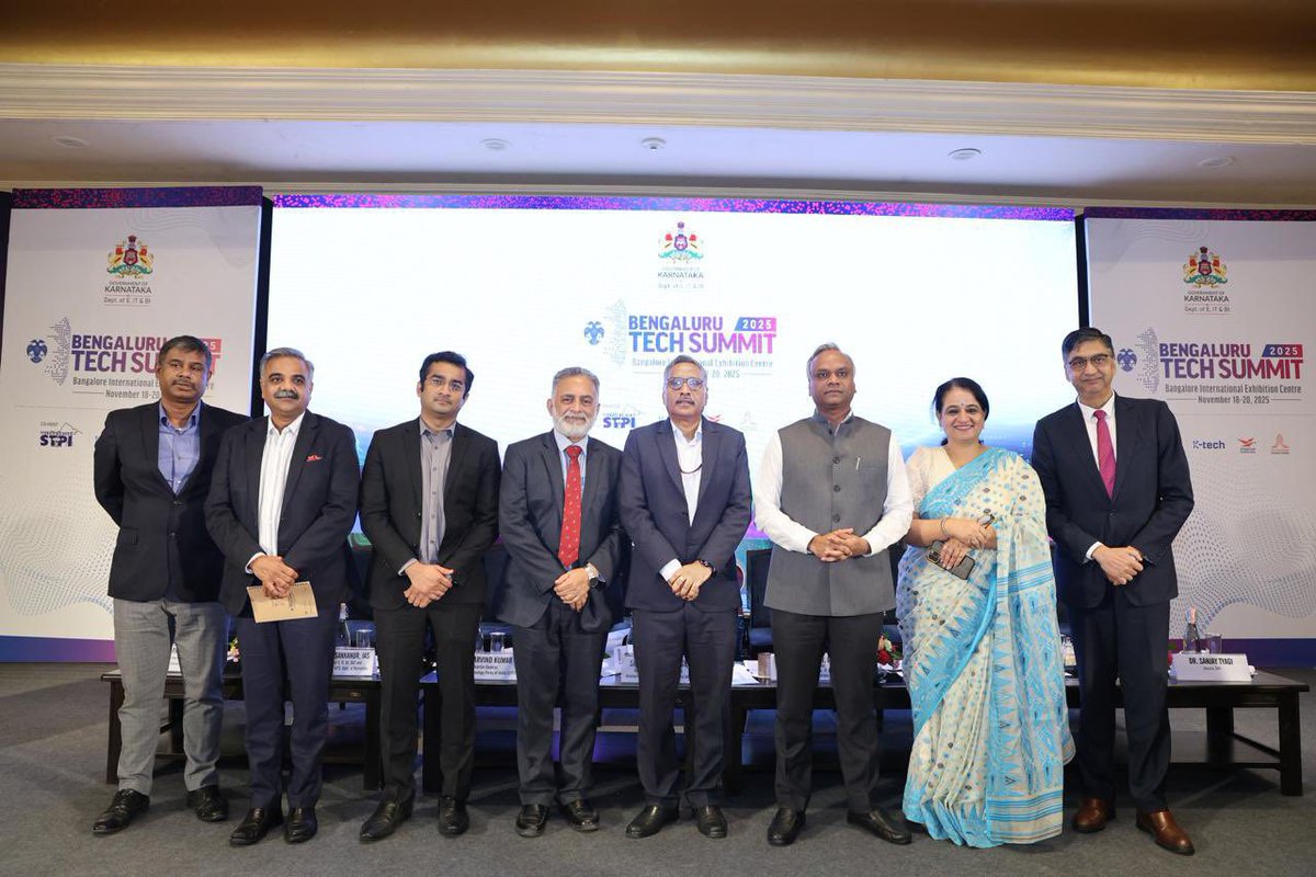 STPI (@stpiindia) on Twitter photo As the momentum builds for #BengaluruTechSummit 2025, proudly co-hosted by STPI, an Open Dialogue with Industry Stakeholders as a prelude to <a href="/blrtechsummit/">BengaluruTechSummit</a> was held in New Delhi.
The session brought together officials, thought leaders, investors and tech giants for a productive As the momentum builds for #BengaluruTechSummit 2025, proudly co-hosted by STPI, an Open Dialogue with Industry Stakeholders as a prelude to <a href="/blrtechsummit/">BengaluruTechSummit</a> was held in New Delhi.
The session brought together officials, thought leaders, investors and tech giants for a productive