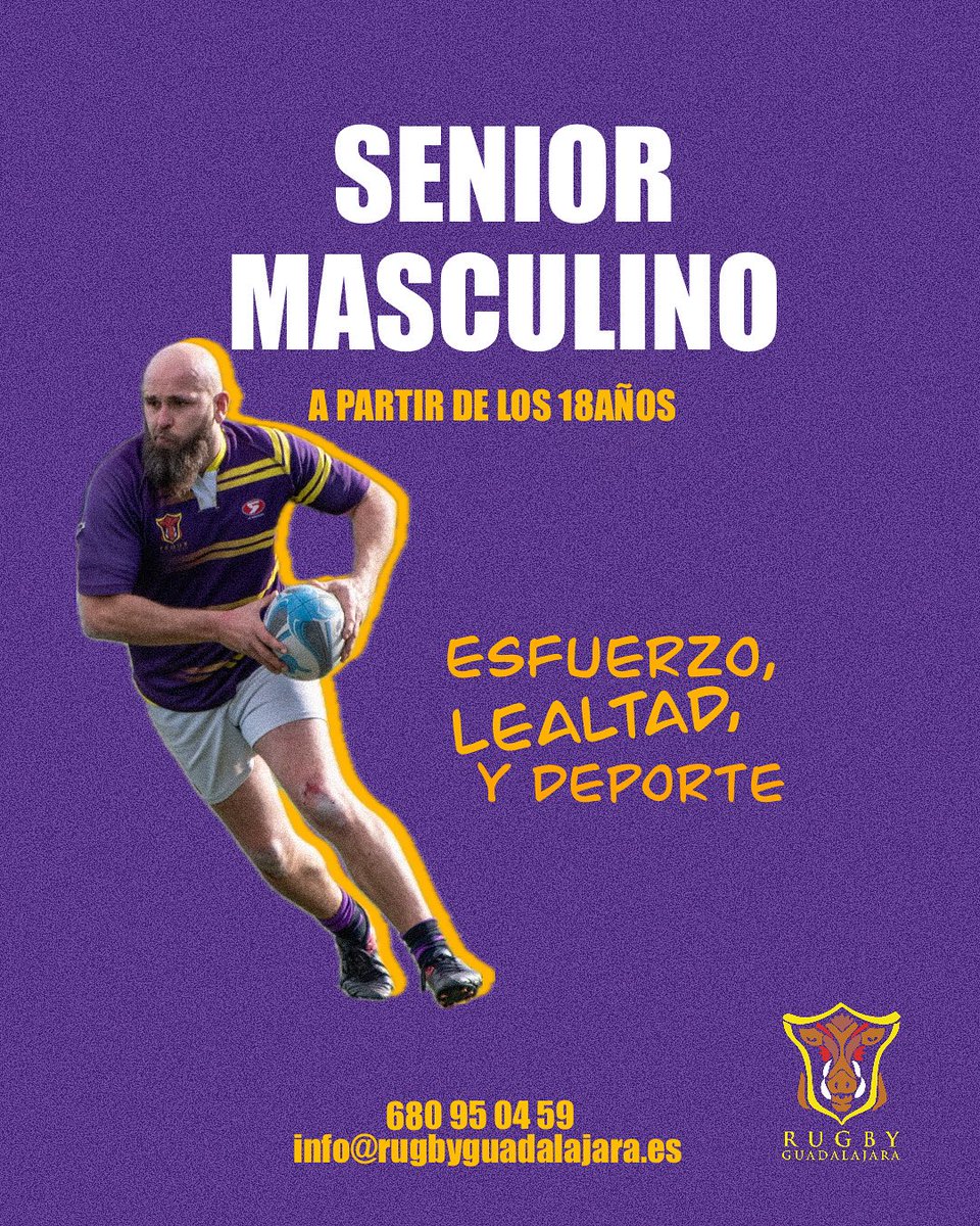 Buscas un deporte que te saque de la rutina, te ponga a prueba? El rugby no es solo correr y chocar.Aquí no importa si empiezas desde cero o si no jugaste nunca.Lo que vale es tener ganas, actitud y corazón.  
El senior masculino te espera para que vivas la experiencia #crg