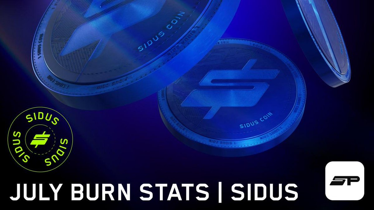 🔥 Continuing our monthly tradition, we’ve burned another batch of SIDUS tokens to reduce circulating supply.
Here’s July’s summary:
✔️ SIDUS burned: 14,772,307.80
🔗 HASH: bit.ly/sidus_july25
Total tokens burned to date:
🔹 8,647,104,492.86 SIDUS | 37.01% of max supply!
