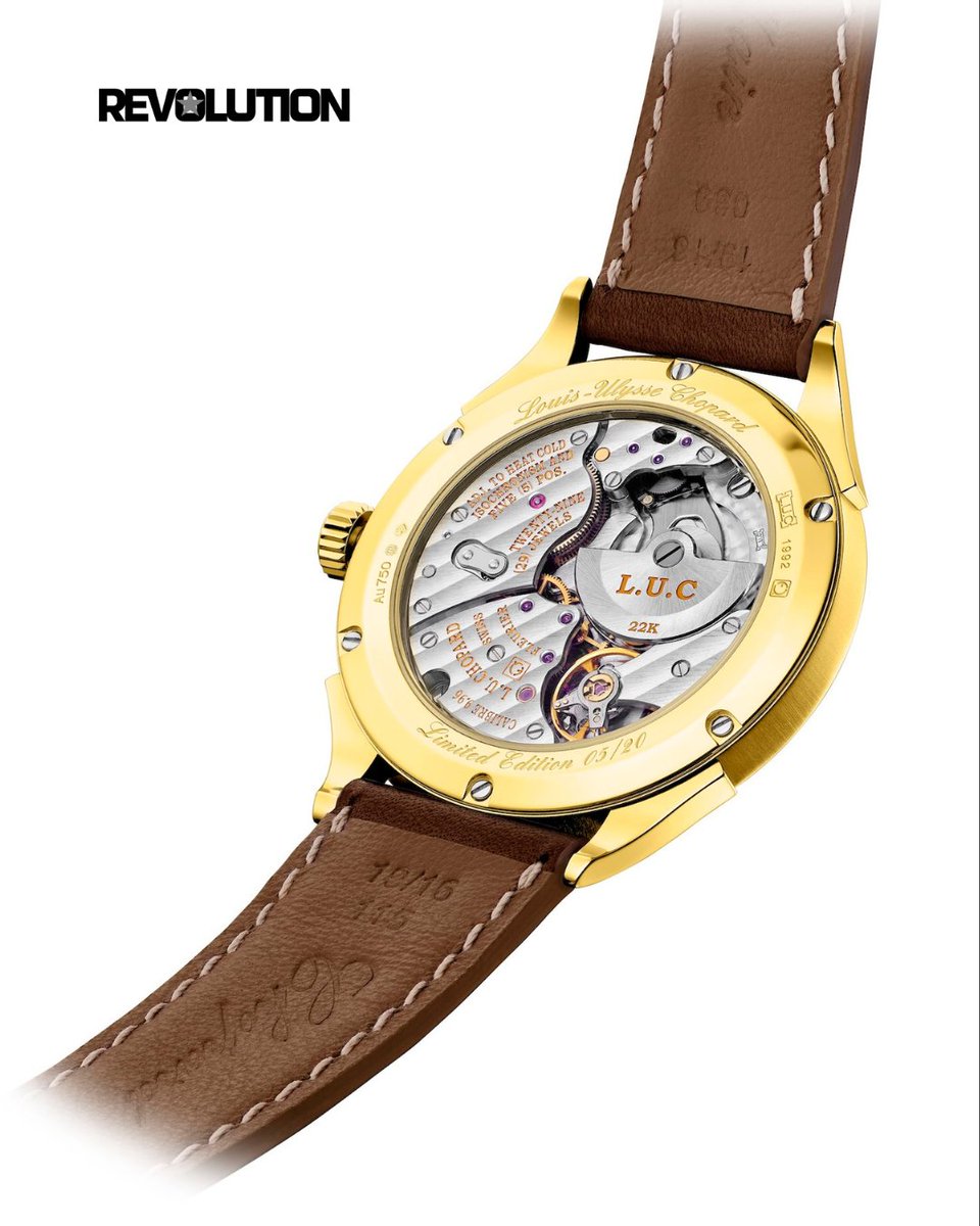 Chopard presenta una edición limitada del L.U.C Qualité Fleurier para conmemorar dos décadas de la certificación homónima, retomando el diseño del modelo original de 2005 y el calibre fundacional de la colección.

revolution.watch/mxl/