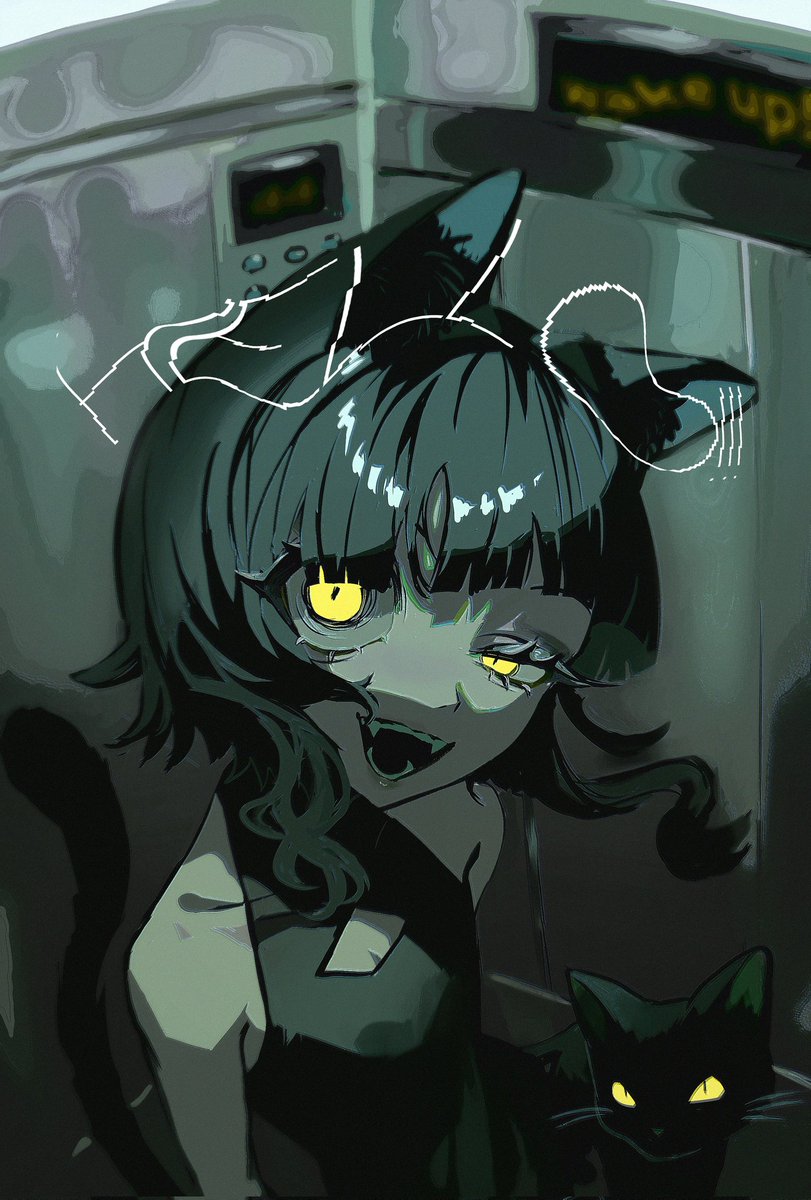 #oc #イラスト #artmoots 

「Wake up!」