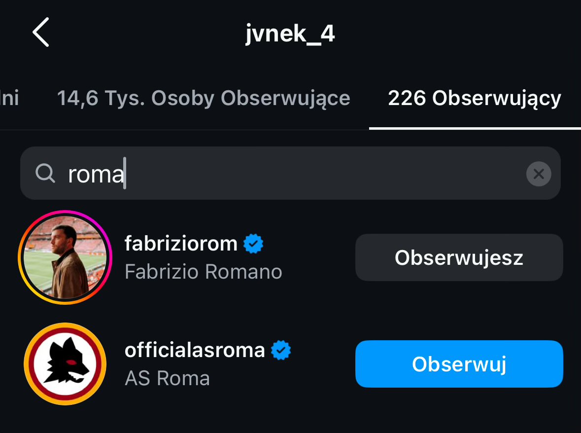 Ziółkowski obserwuje Romę już jakiś czas, ale w kontekście dzisiejszych informacji może mieć to znaczenia 👀