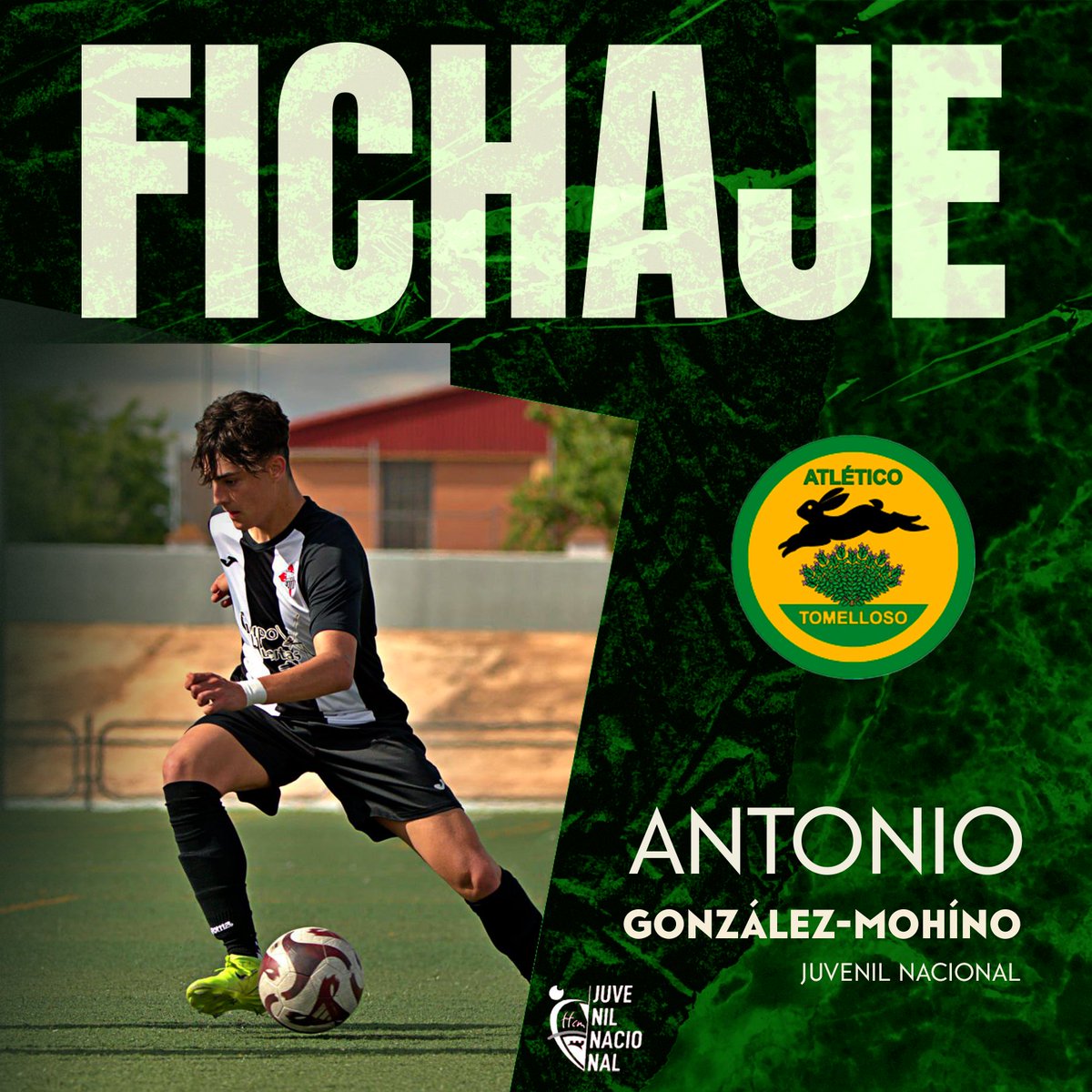 Noticias del Juvenil A🔥

Después de una semana a prueba💯, Antonio ha convencido al cuerpo técnico para formar parte del equipo💪
Extremo con velocidad, desborde y trabajo incansable👏
Procedente del Criptana, terminó compitiendo en Primera Autonómica con el equipo Senior💥