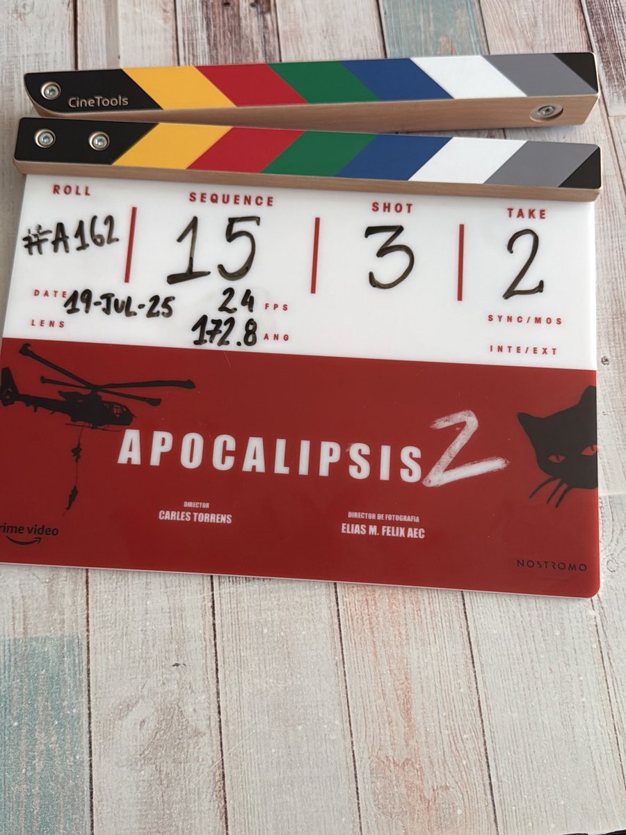 Rodaje finalizado. Ahora, largos meses de postproduccion y el año que viene, por fin, la segunda película de la trilogía de Apocalipsis Z estará disponible en <a href="/PrimeVideoES/">Prime Video España</a> Está siendo un viaje increíble, amigos.