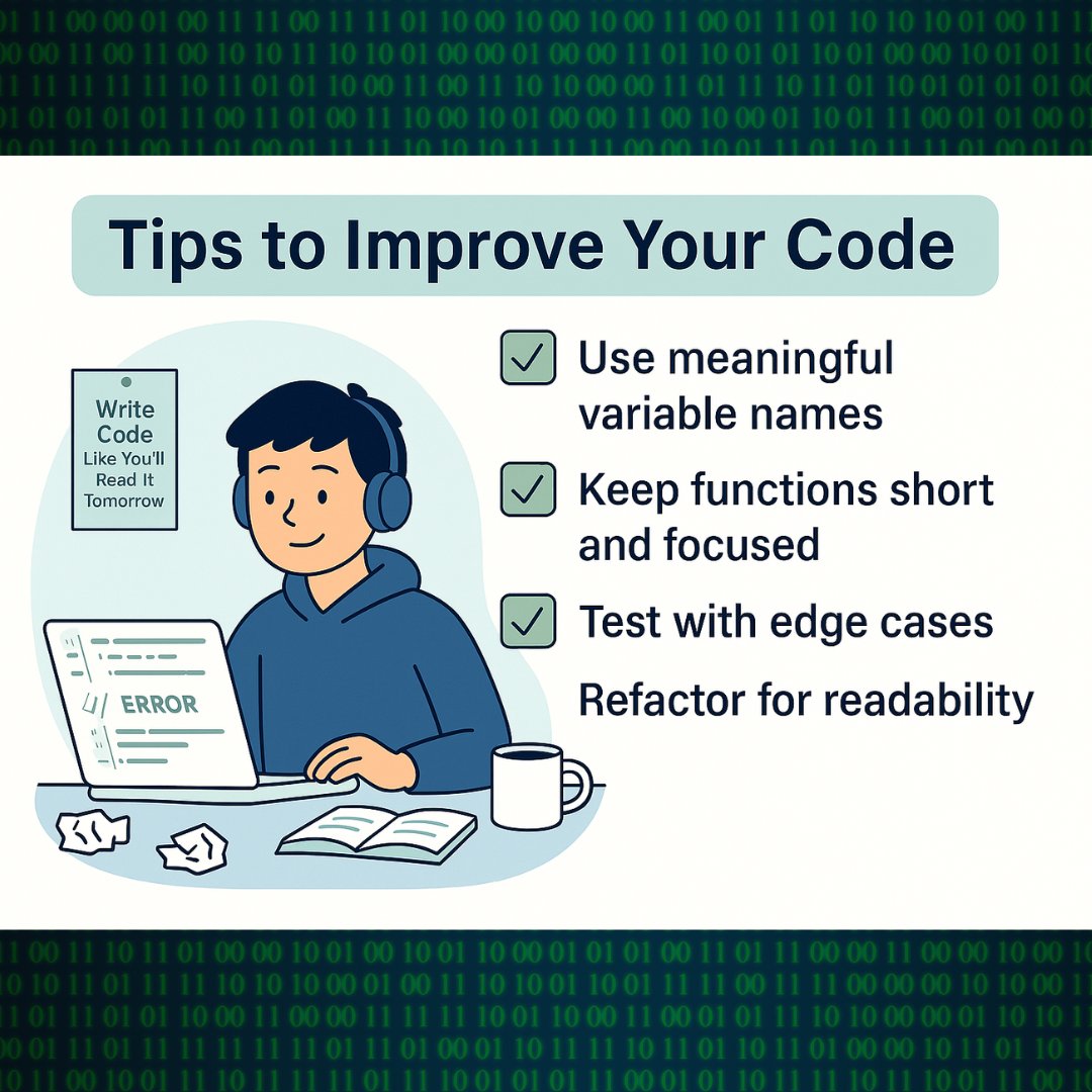 codingzaptech's tweet image. Writing a Java assignment that actually gets noticed  is not about being fancy—it’s about being clear.
Swipe through for tips that can help you stand out 💻 
#JavaAssignments #CodingTips #CSstudent #StudentLife #ProgrammingHelp #JavaProgramming #CodeClean  #CodingZap