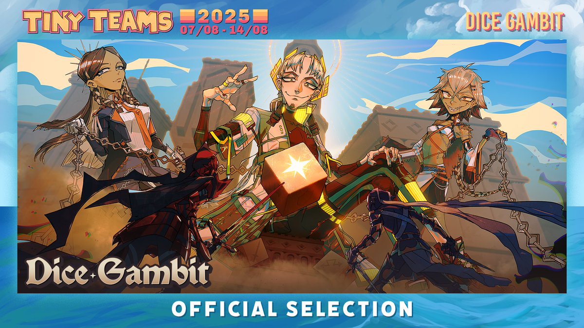 dice_gambit's tweet image. We've been has been selected in
@TinyTeamsFest #TinyTeams2025!! Super excited to be selected, make sure to check out all the other games as well!