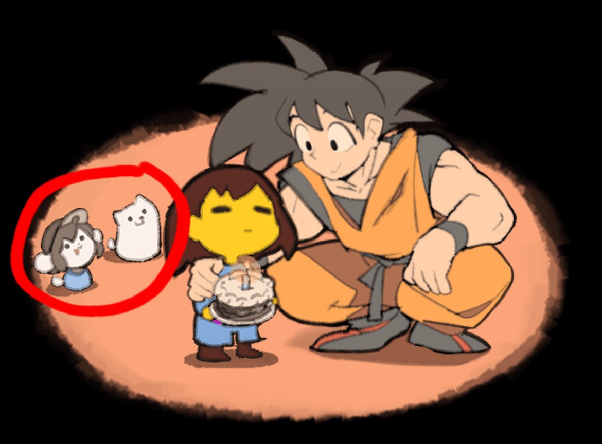 I really like how Toby and Temmie were drawn in todays deltarune newsletter