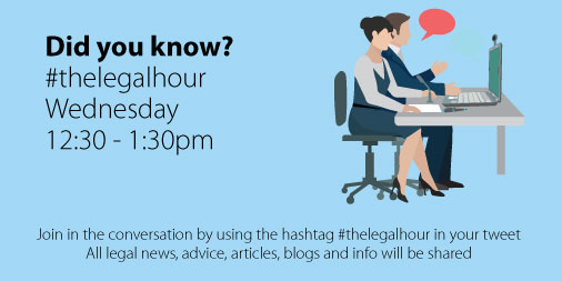 🐘Did you know #TheLegalHour takes place every Wednesday from 12.30pm?

✅We share and RT the latest #legalinfo #legalblog and #legalguides

⚖️Why not join us this week and keep up to date with the latest #legalnews...
