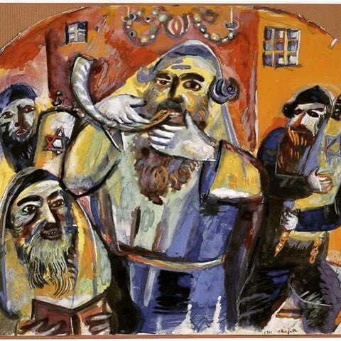 Marc Chagall

Le Shofar [1914 - 1915]