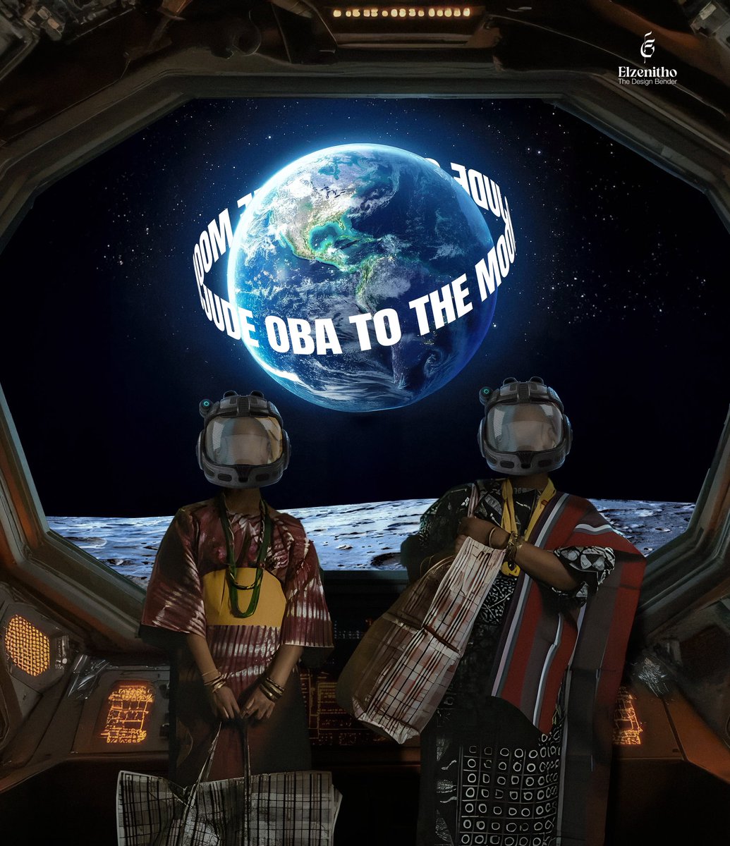 TheElzenitho's tweet image. OJÚDÉ ÒBÁ TO THE MOON
(A Royal Celebration Beyond Borders)

This concept has been sitting in my archive for a while now. 

Swipe to see the elements used.

#Elzenitho #Designbender #photomanipulation #naijadesigner #ojudeoba #festival