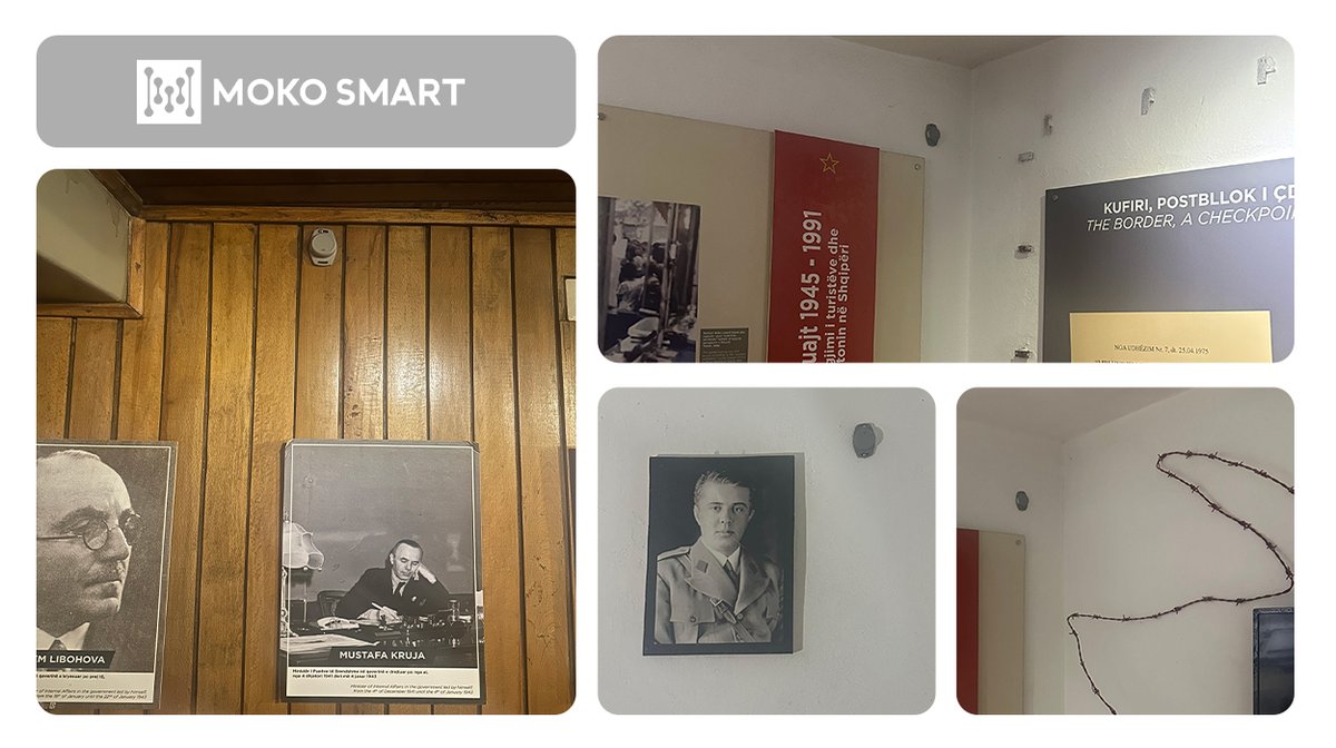 mokosmart's tweet image. 📍 Exciting use case in Albania! 
Our M2 Bluetooth Anchors were deployed at an exhibition hall—one next to each exhibit. When visitors with the app approach, they receive exhibit info via Bluetooth. Interactive, seamless, smart.
#MOKOSMART #Bluetooth #IoT #SmartExhibition #BLE