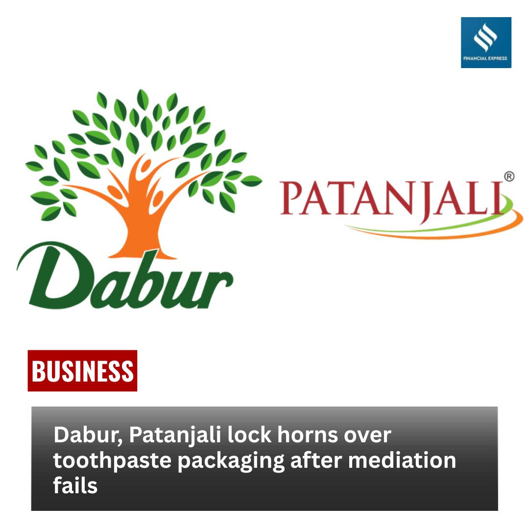 The long-standing battle between Dabur India and Patanjali Ayurved over toothpaste packaging has escalated, with the Delhi High Court being informed on August 1 that efforts at resolving the dispute through mediation have failed.
Read here: tinyurl.com/3wb3wry4